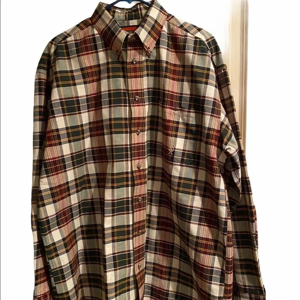 Twenty X Button Up Plaid Shirt Size Large